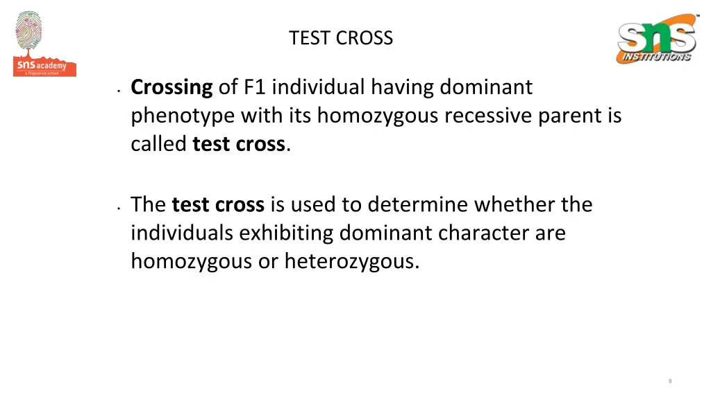 test cross