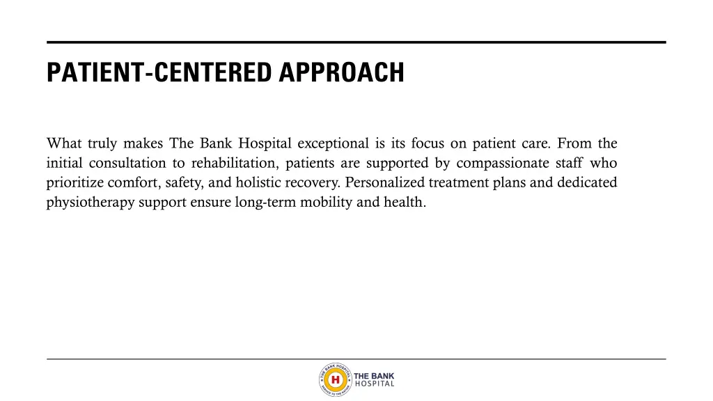 patient centered approach
