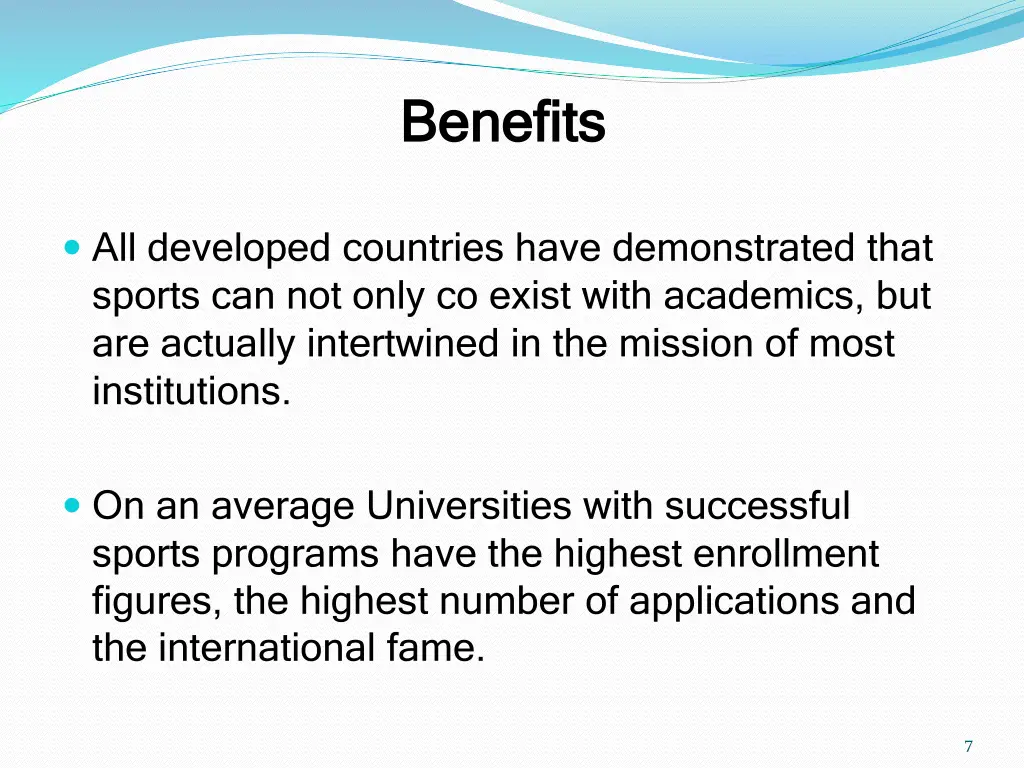 benefits benefits