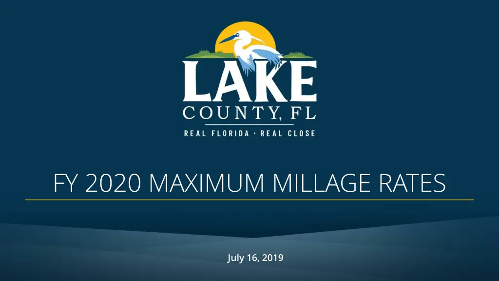fy 2020 maximum millage rates