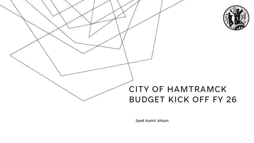 city of hamtramck budget kick off fy 26