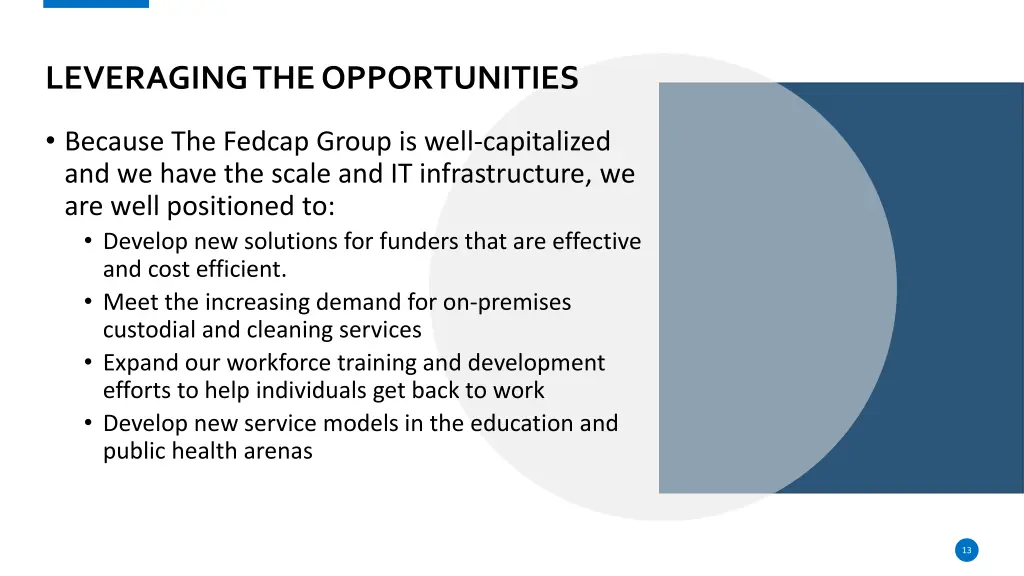 leveraging the opportunities