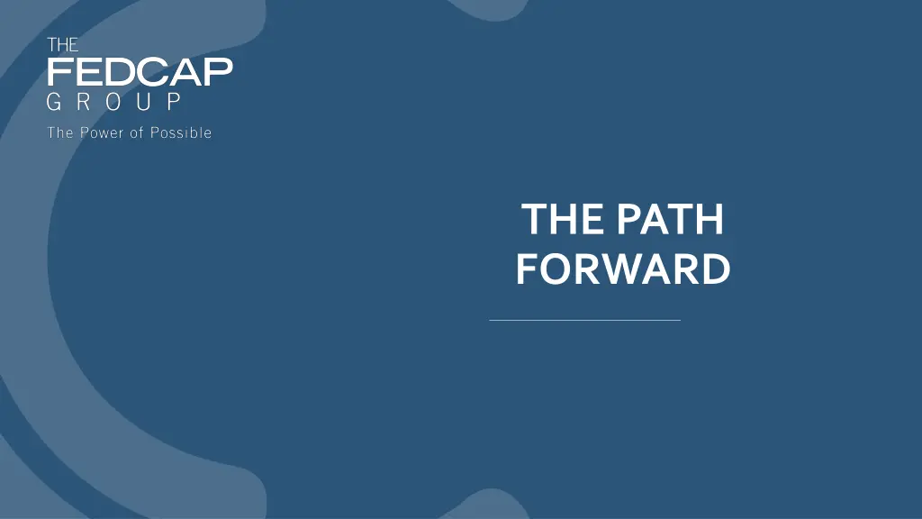 the path forward