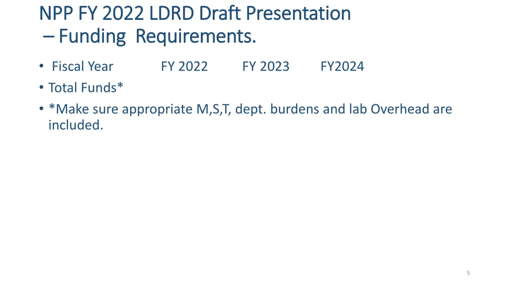 npp fy 2022 ldrd draft presentation npp fy 2022 1