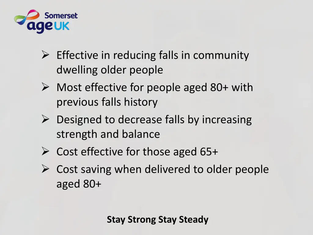 effective in reducing falls in community dwelling