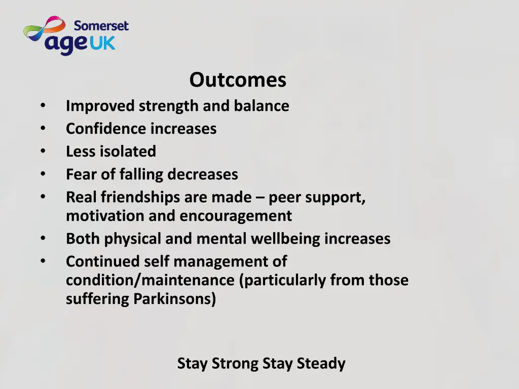 outcomes