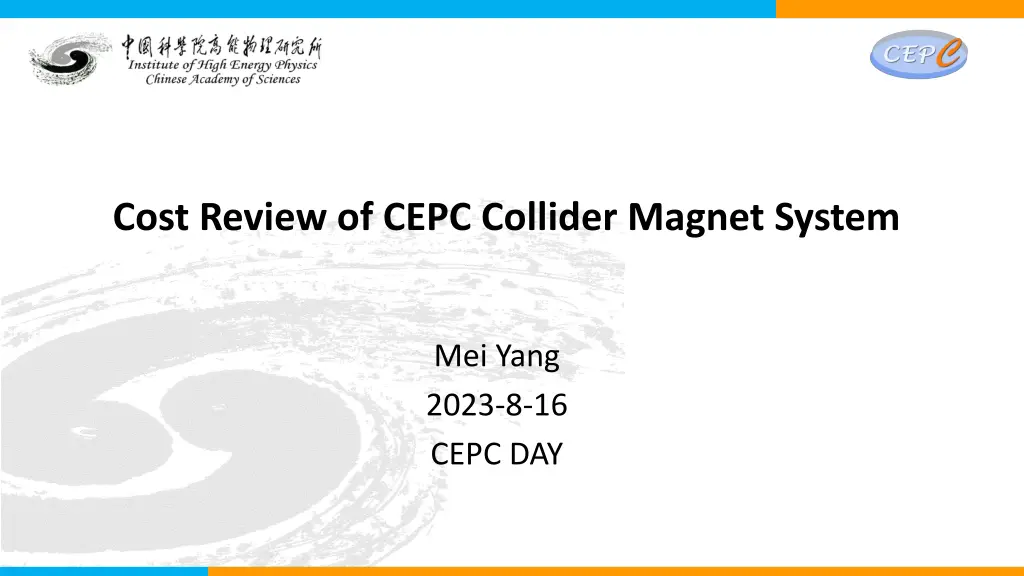 cost review of cepc collider magnet system
