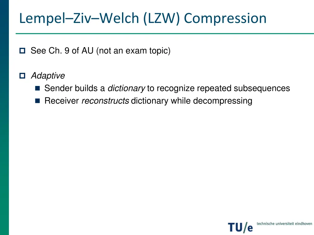 lempel ziv welch lzw compression