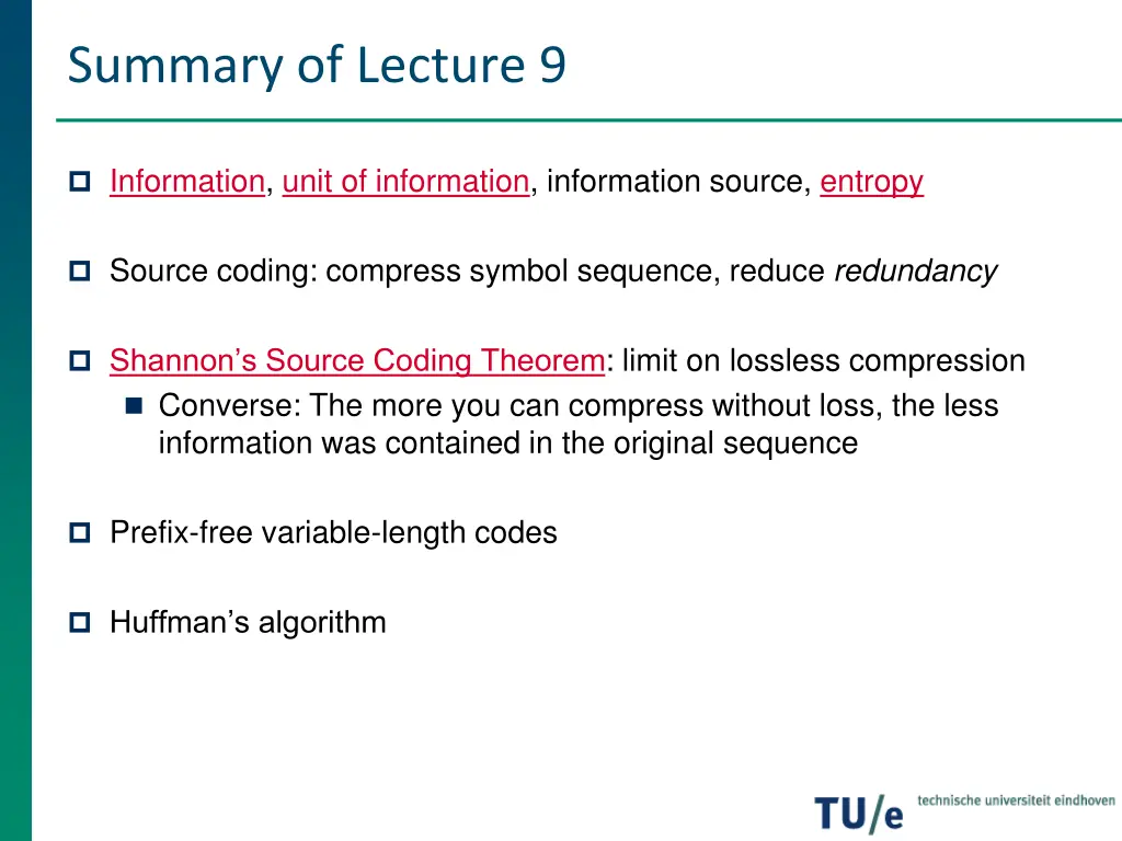 summary of lecture 9