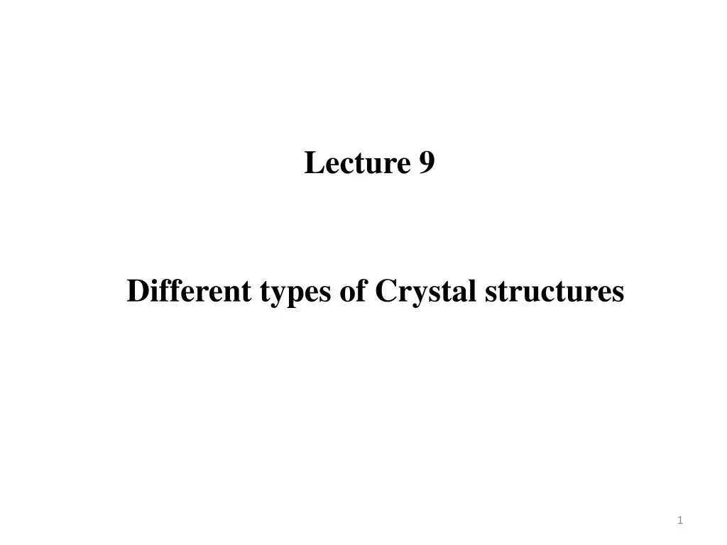 lecture 9