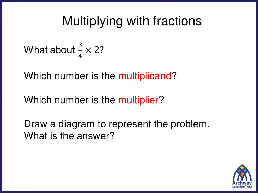 multiplying with fractions