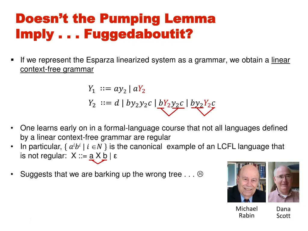 doesn t the pumping lemma doesn t the pumping