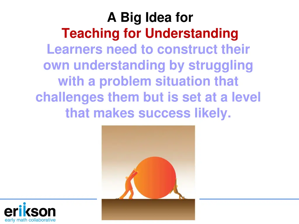 a big idea for 1