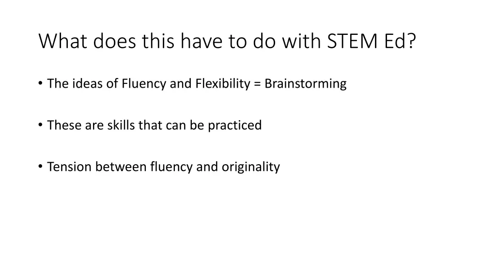 what does this have to do with stem ed