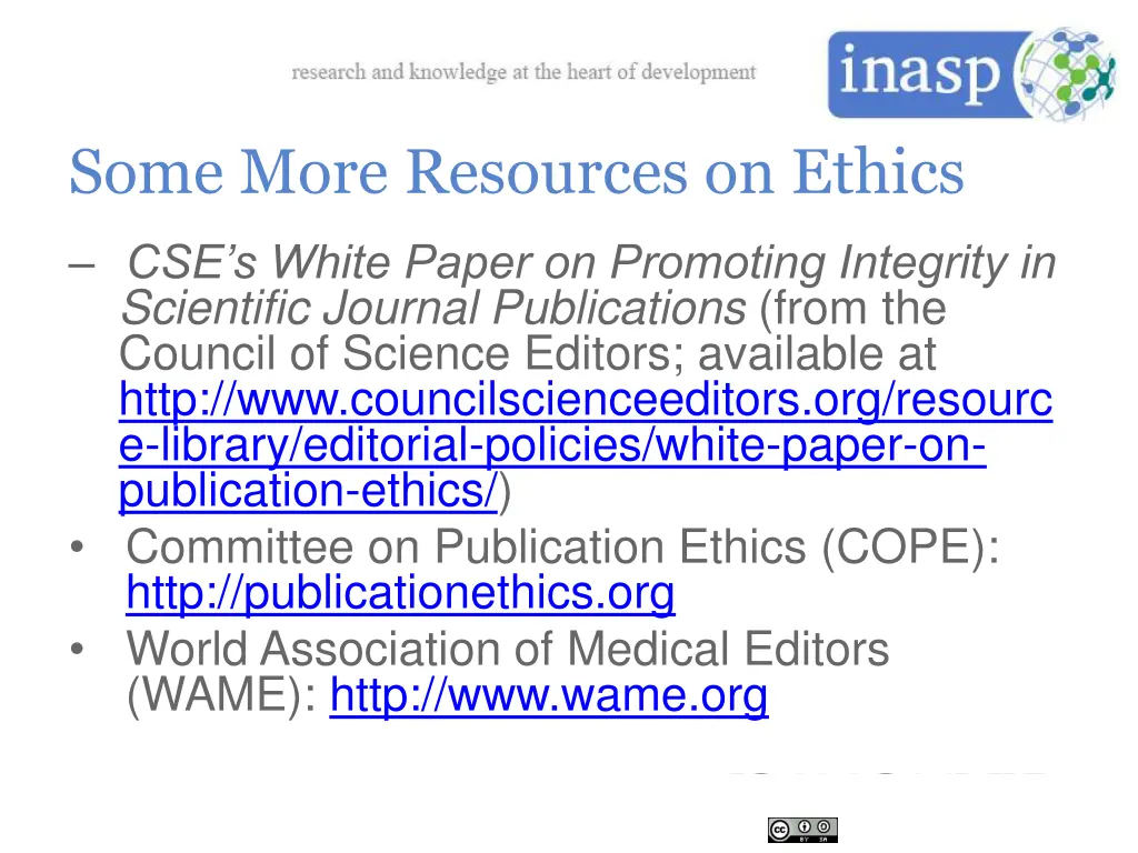 some more resources on ethics