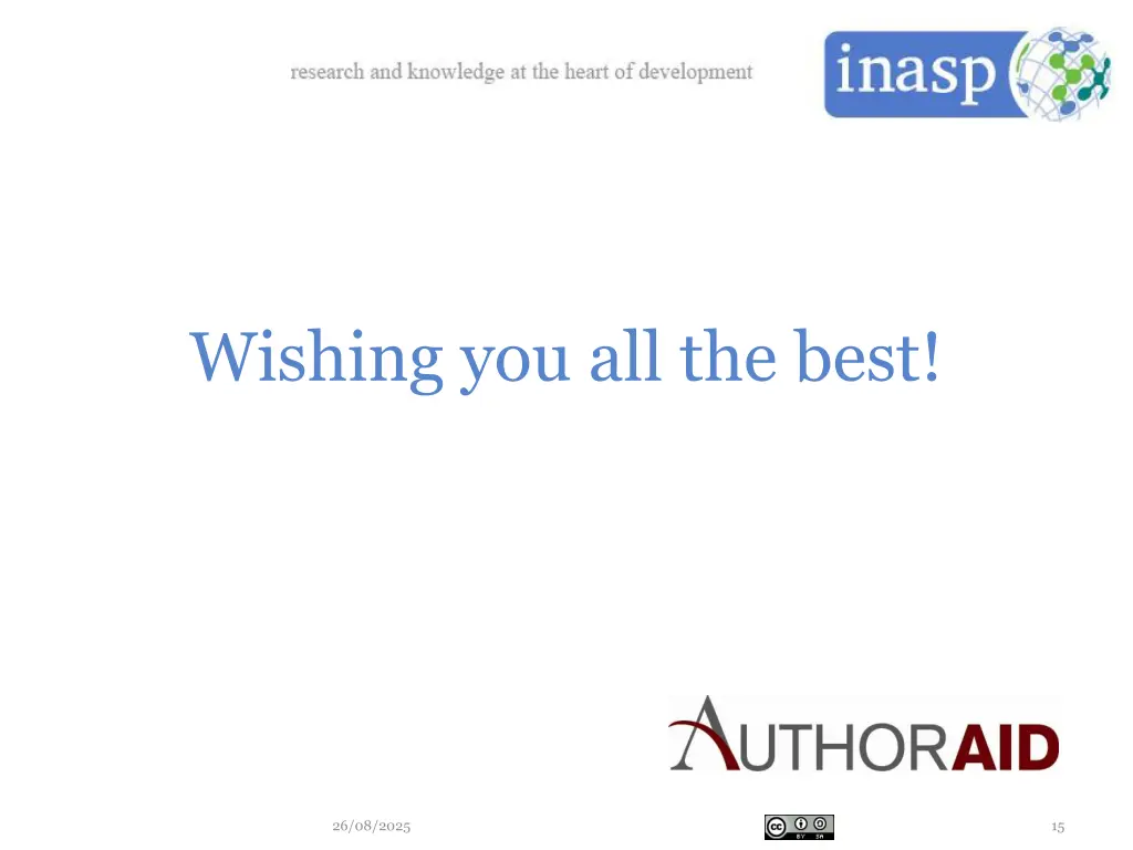 wishing you all the best