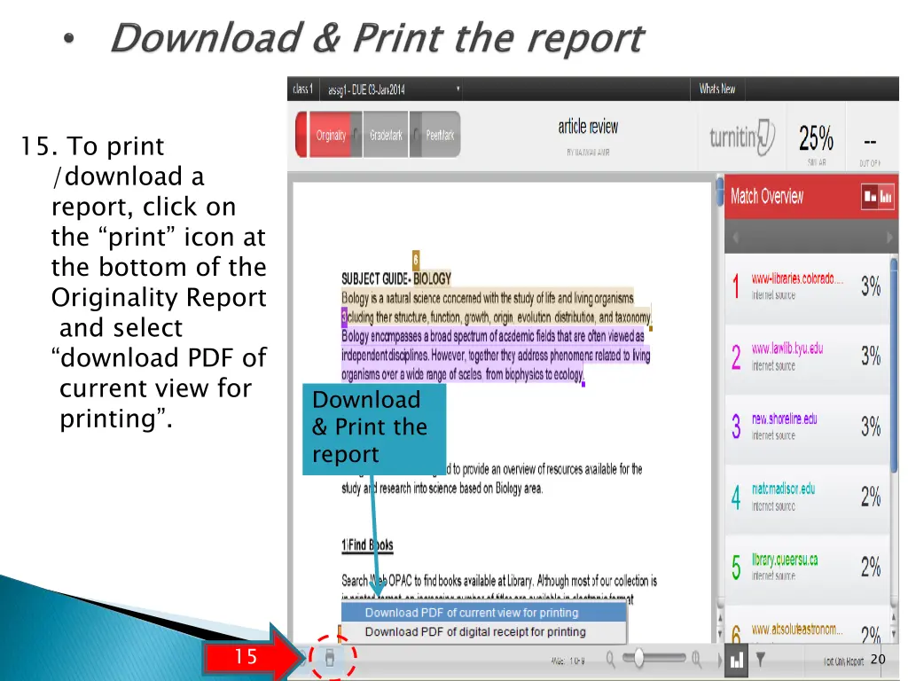 15 to print