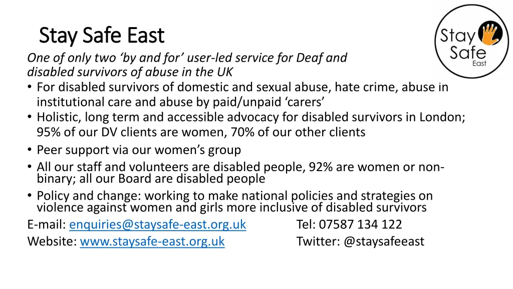 stay safe east stay safe east one of only