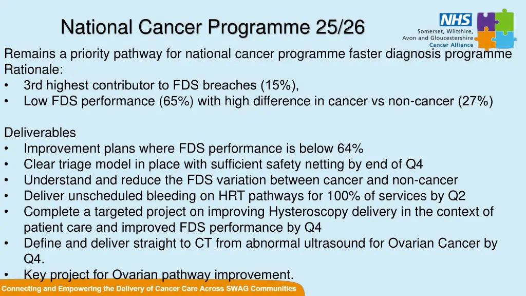 national cancer programme 25 26