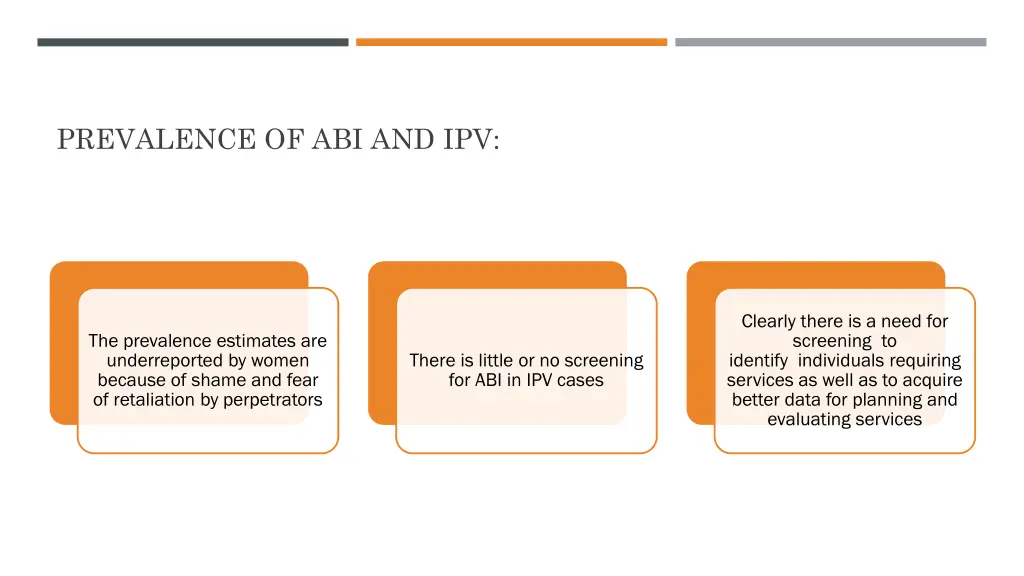 prevalence of abi and ipv 1