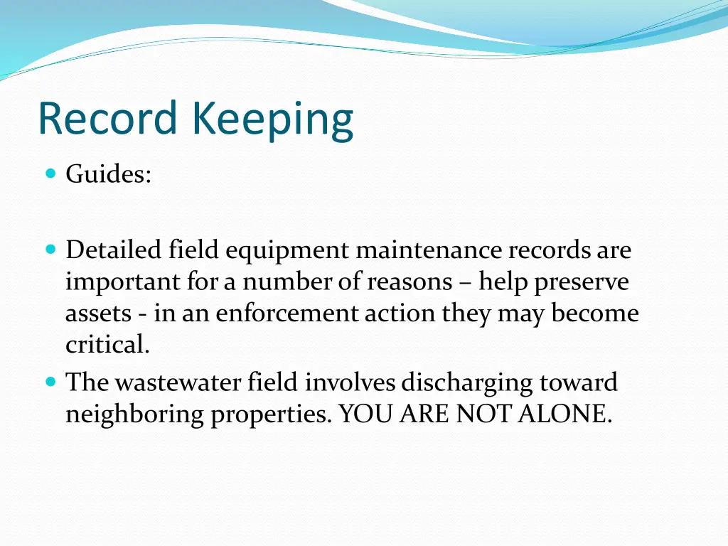 record keeping 2