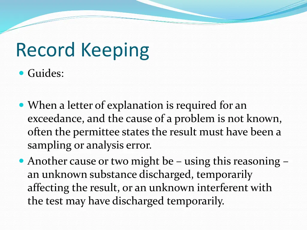 record keeping 4
