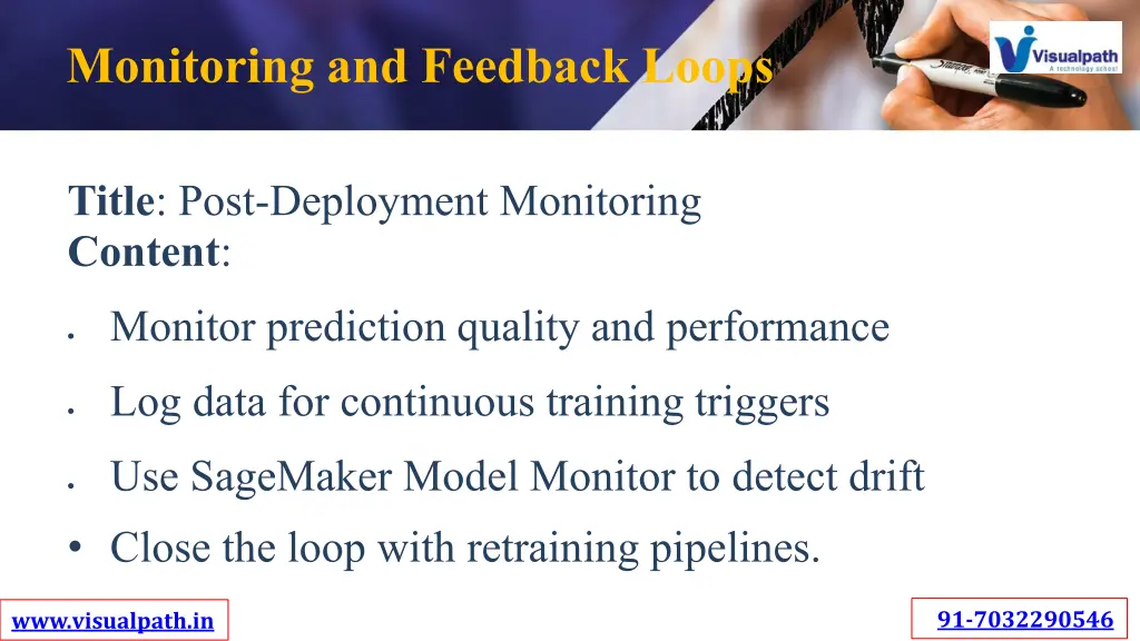 monitoring and feedback loops