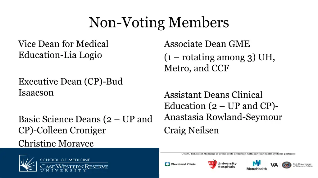 non voting members
