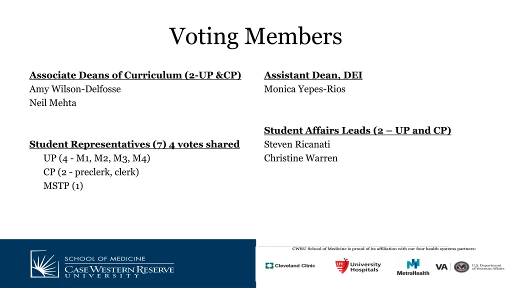 voting members