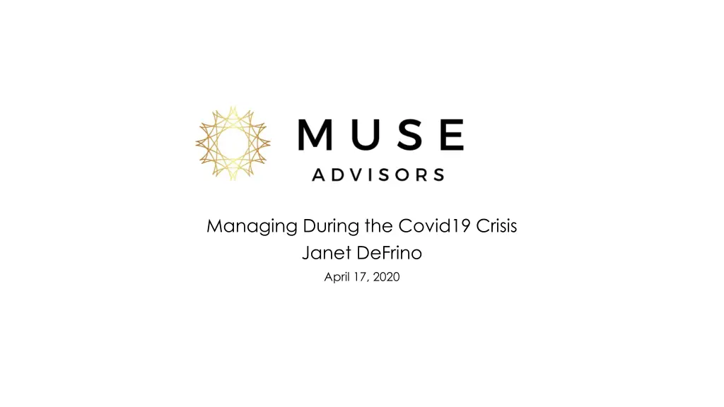 managing during the covid19 crisis janet defrino
