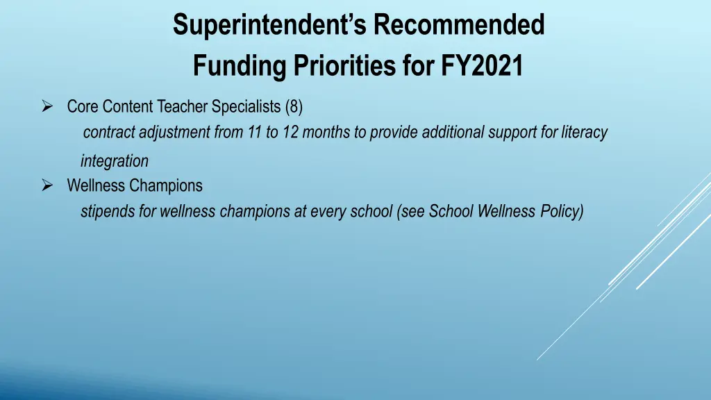 superintendent s recommended funding priorities 7