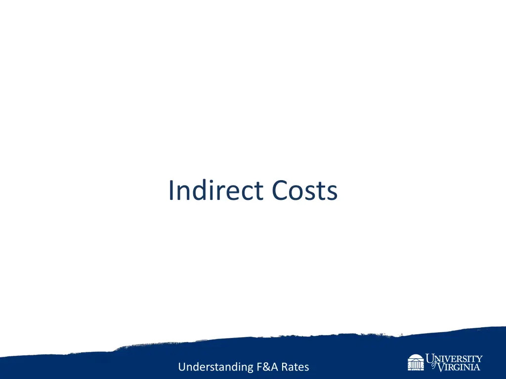 indirect costs