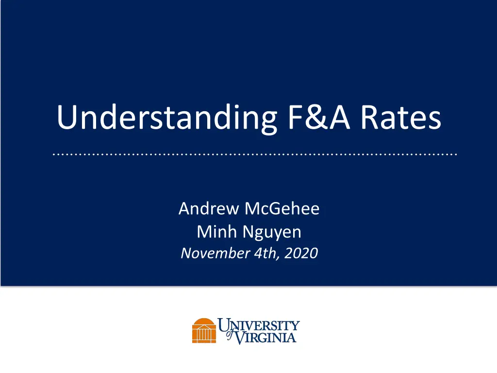 understanding f a rates