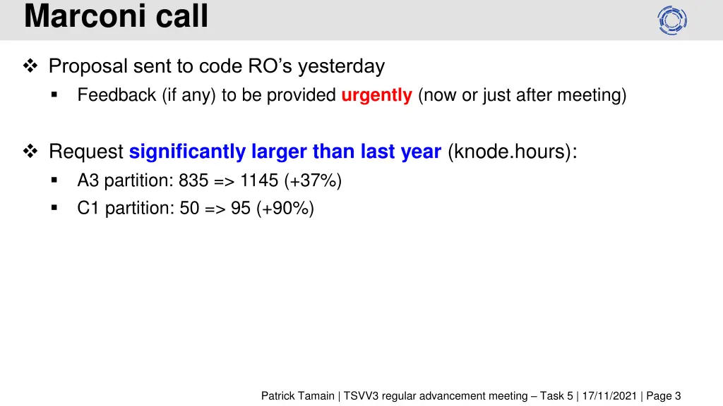 marconi call
