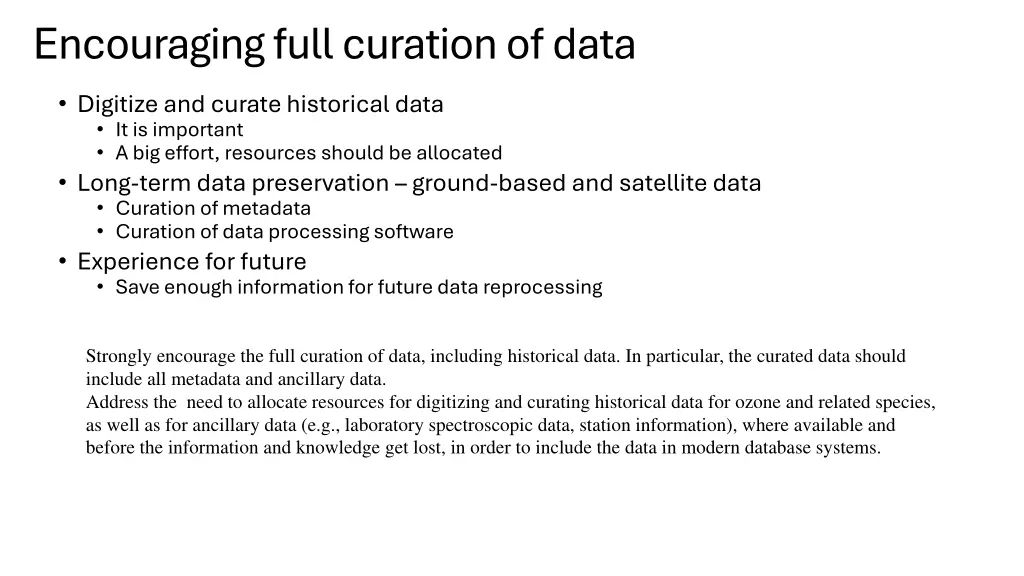 encouragingfullcurationof data
