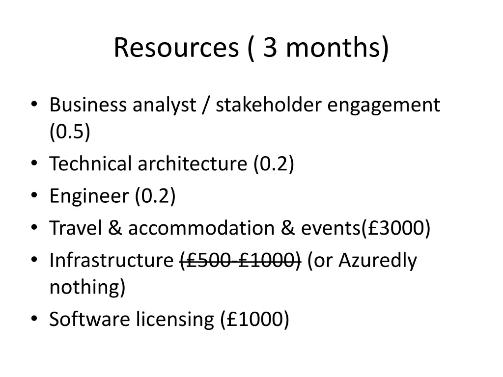 resources 3 months
