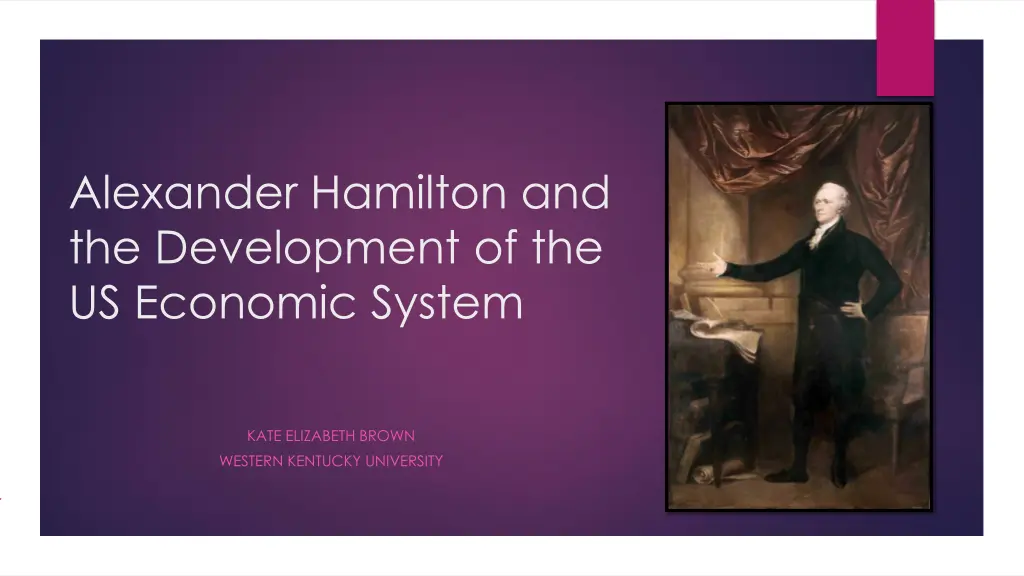 alexander hamilton and the development