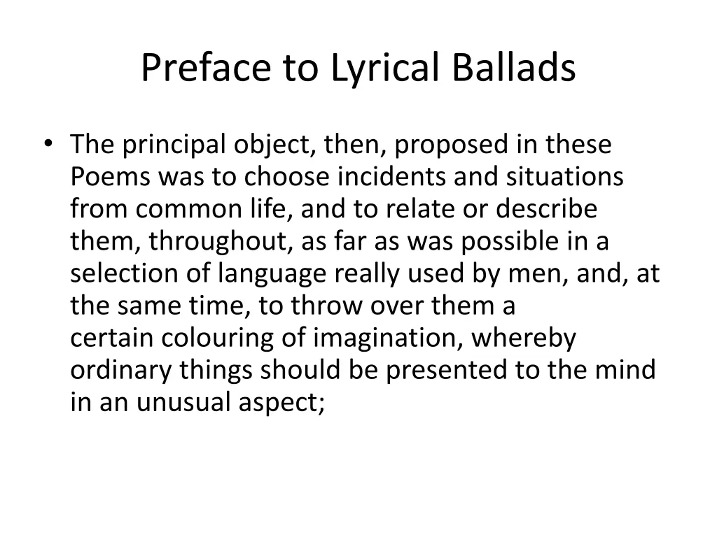 preface to lyrical ballads 2