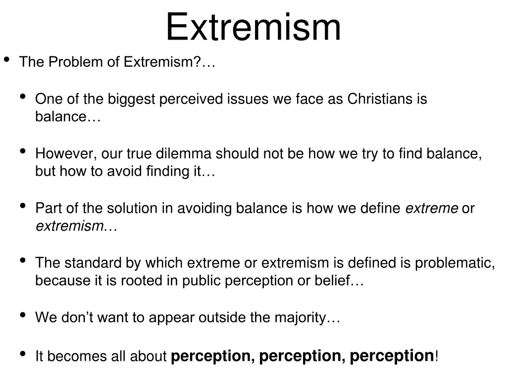 extremism 1