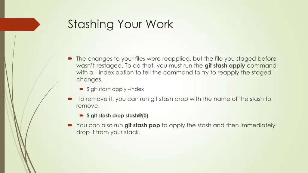 stashing your work 1