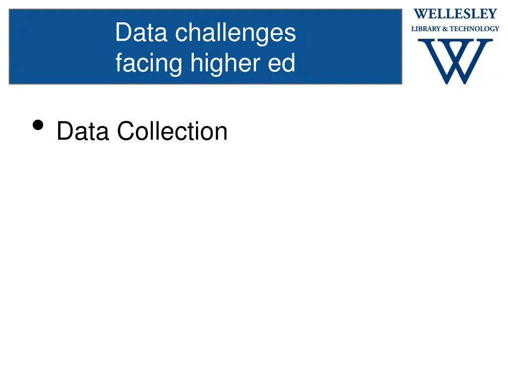 data challenges facing higher ed