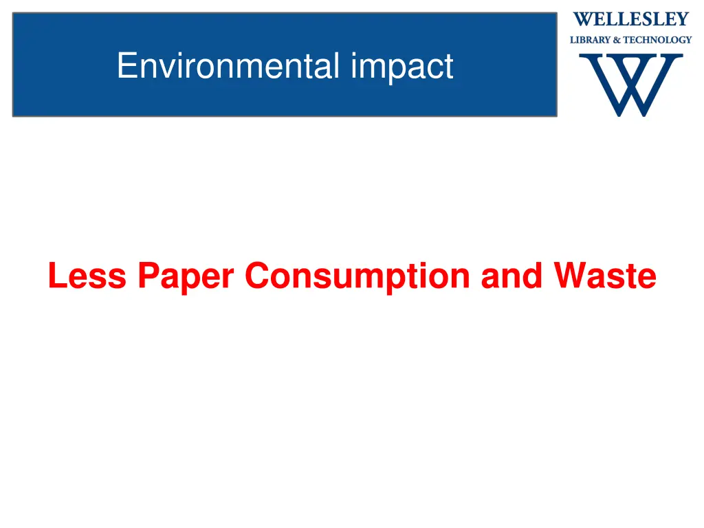 environmental impact