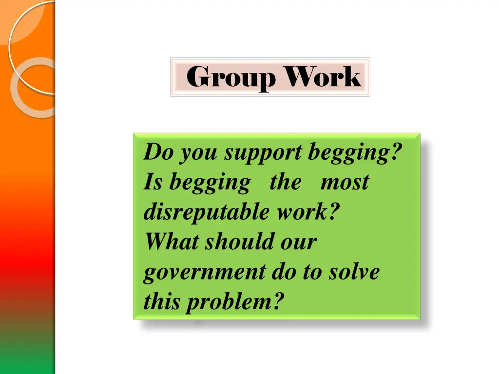 group work