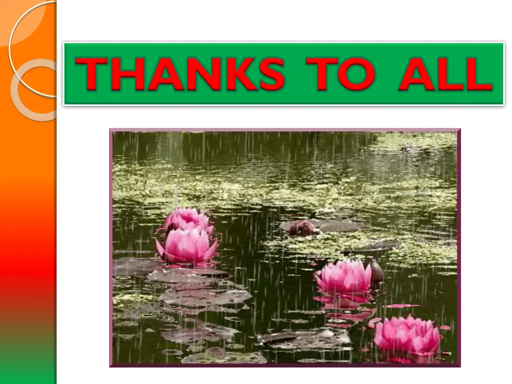 thanks to all