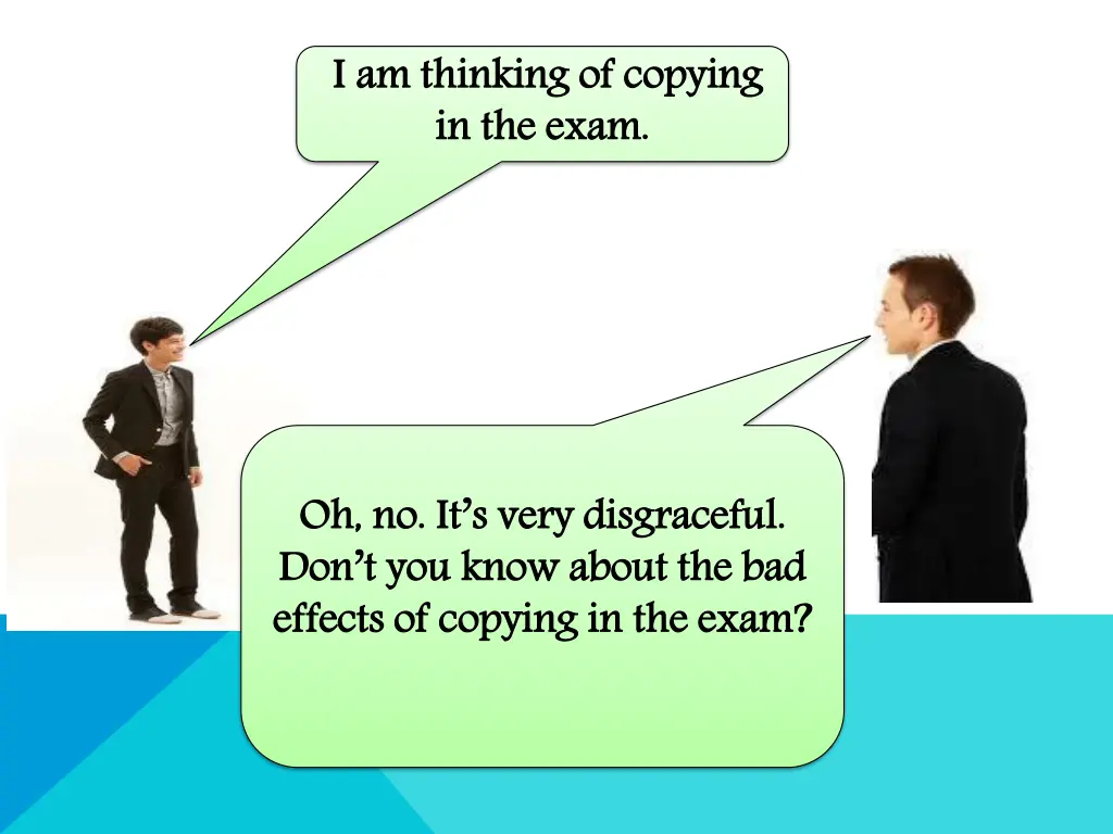 i am thinking of copying in the exam