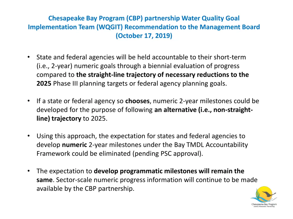 chesapeake bay program cbp partnership water