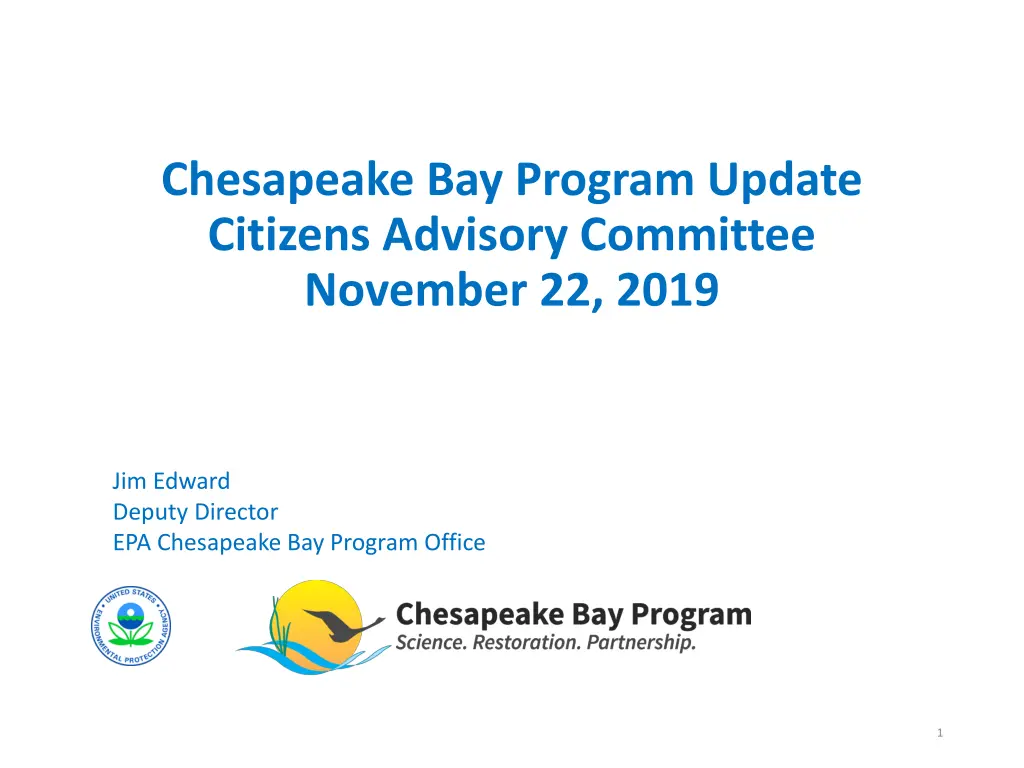 chesapeake bay program update citizens advisory