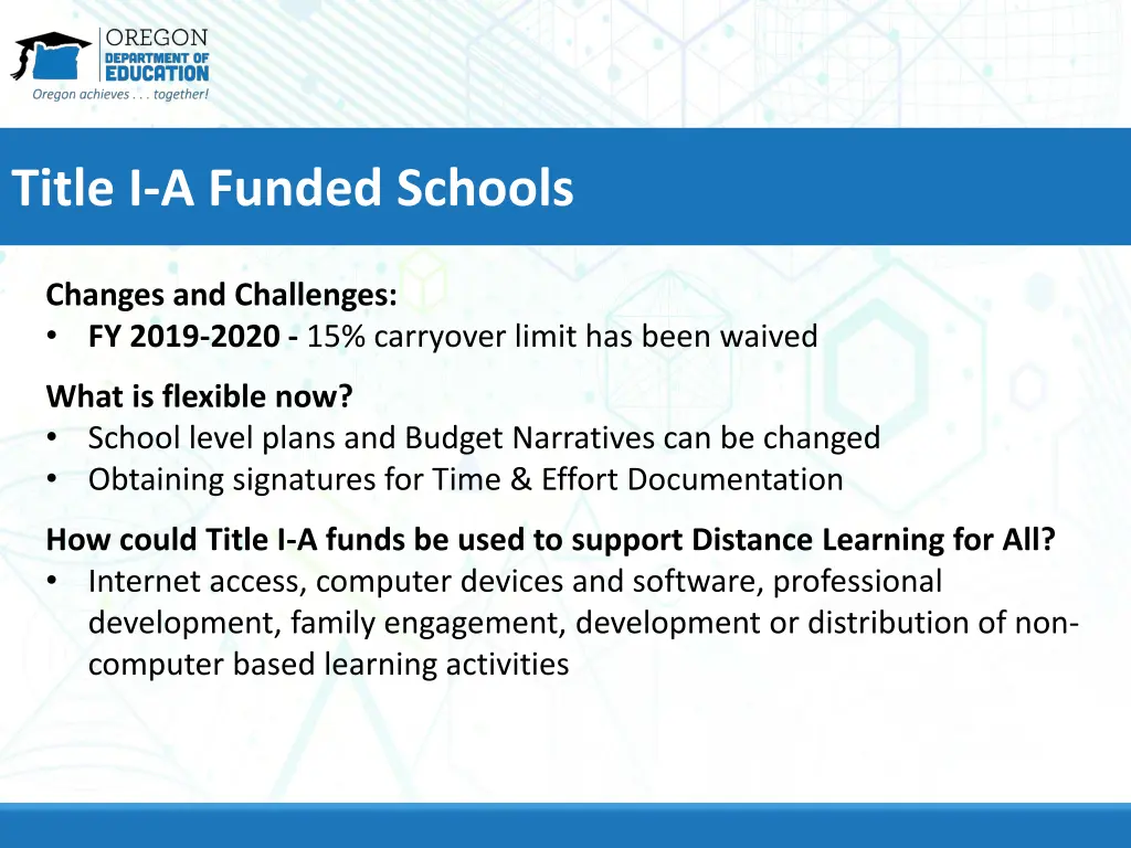 title i a funded schools