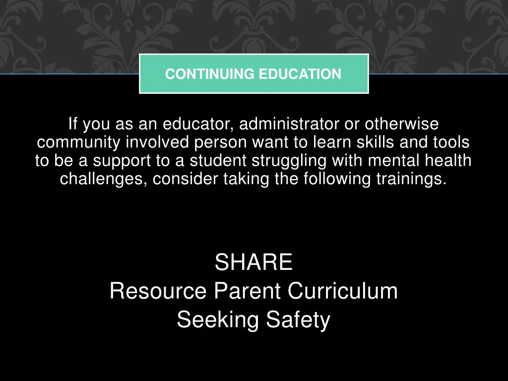 continuing education 1