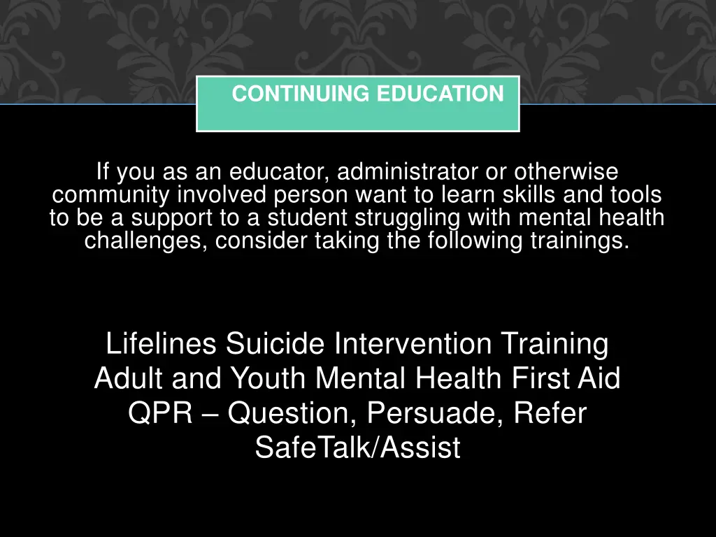 continuing education